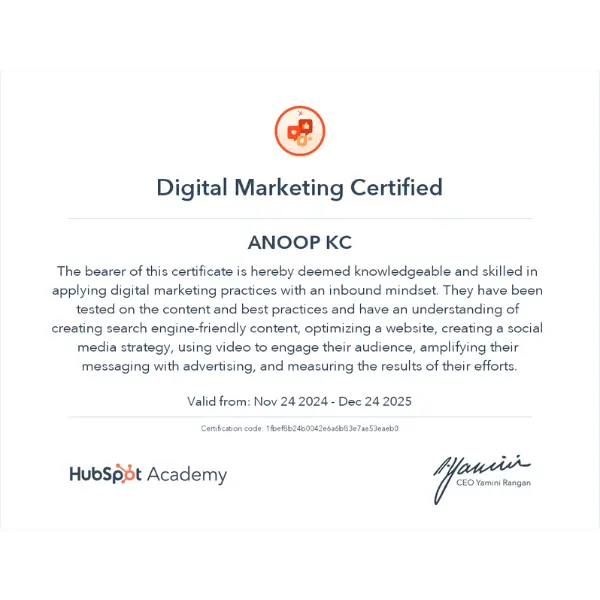 Digital marketing expert 