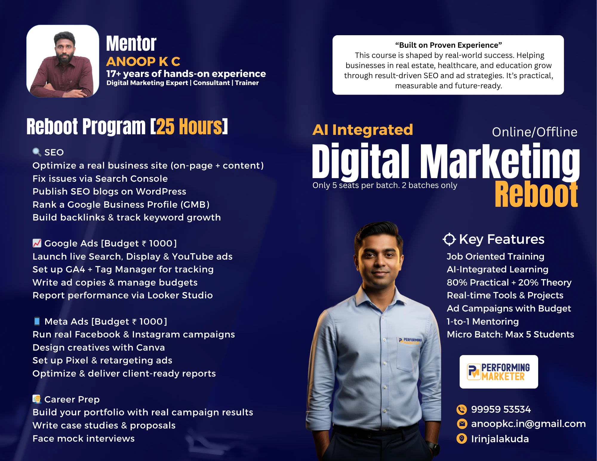 Digital marketing training for job seekers