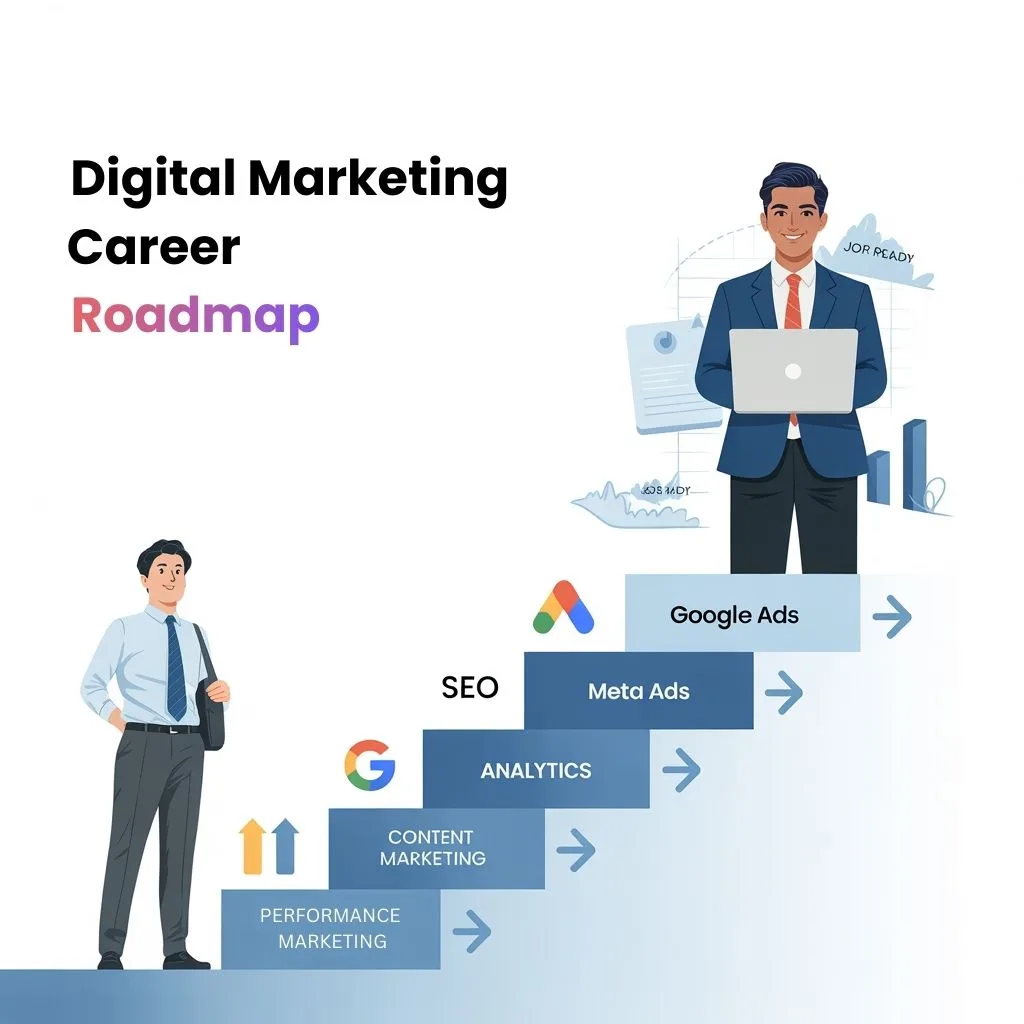 Job-Ready Digital Marketing Career Roadmap by Performing Marketer