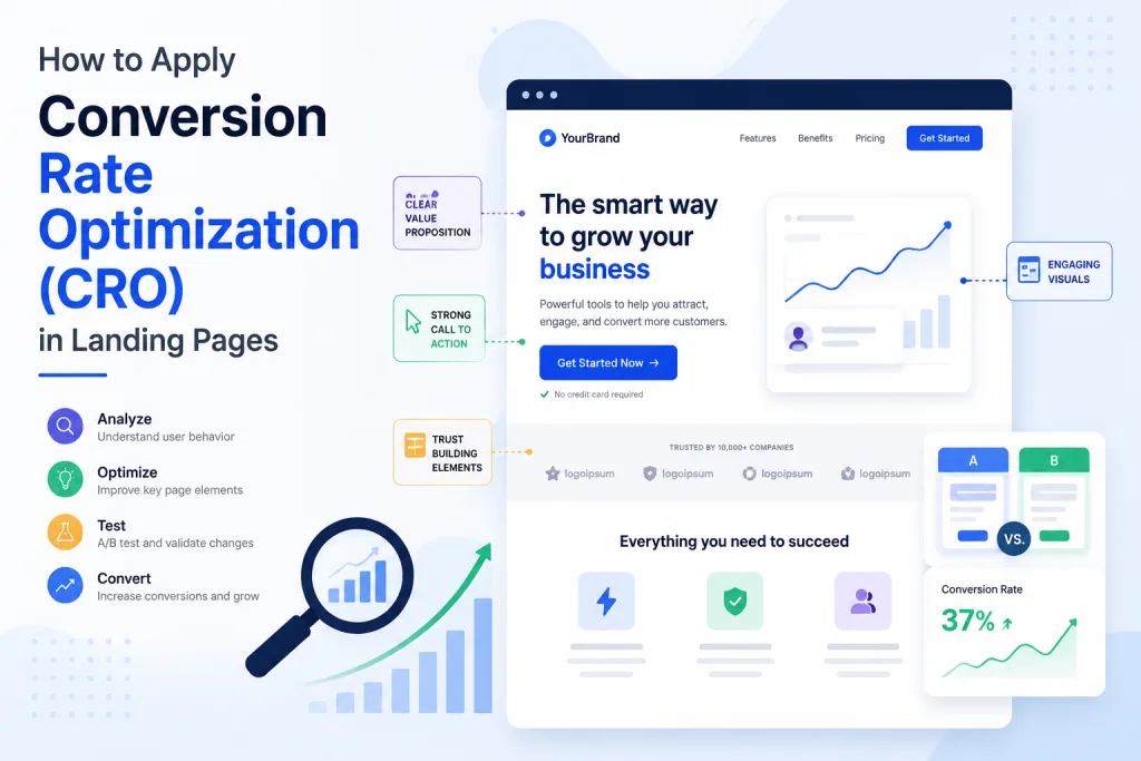 How to Apply Conversion Rate Optimization (CRO) in Landing Pages