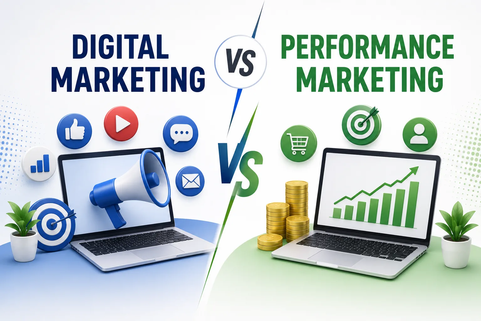 The Ultimate Comparison: Digital Marketing vs Performance Marketing