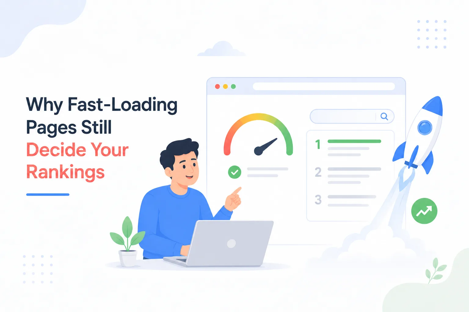 Fast-loading pages and Core Web Vitals for SEO
